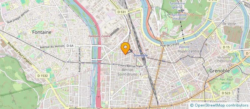 localisation de l'entreprise LA POLISTE ET LE VOLOURS à GRENOBLE