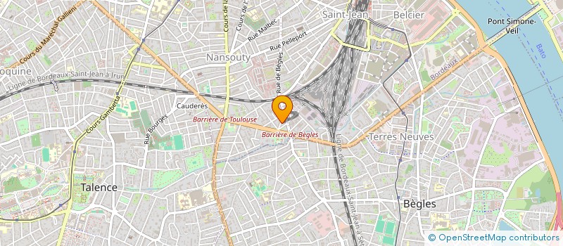 localisation de l'entreprise LA POLKA  BORDEAUX