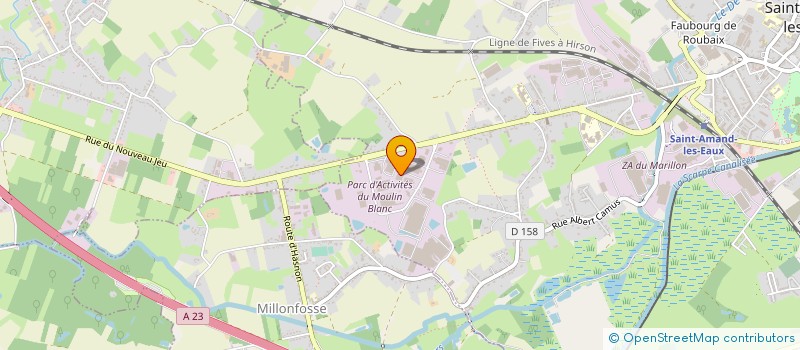 localisation de l'entreprise LA POLONAISE à SAINT-AMAND-LES-EAUX