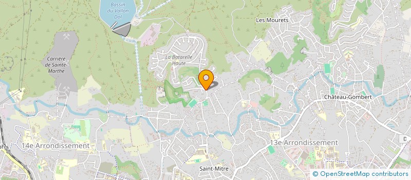 localisation de l'entreprise LA POM'DAM....  MARSEILLE