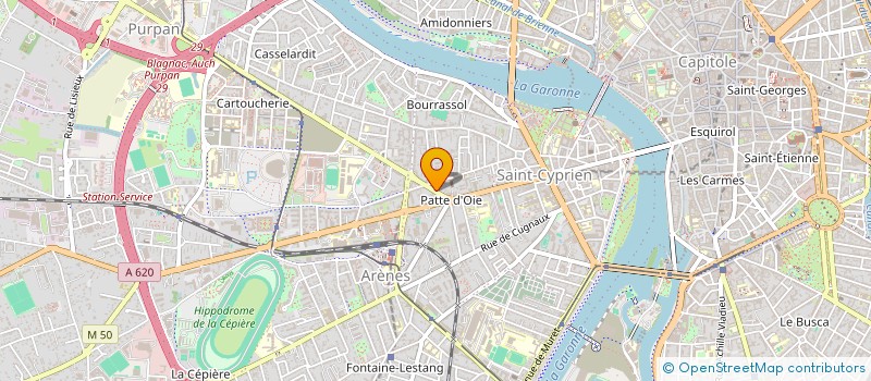 localisation de l'entreprise LA POMAREDE MIDI-PYRENEES à TOULOUSE