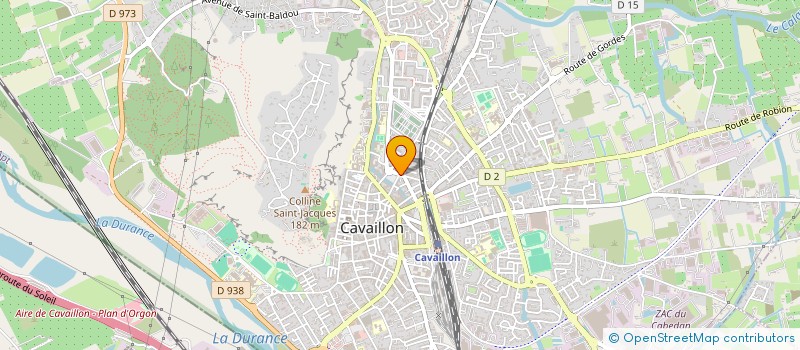 localisation de l'entreprise LA POMME D'OR  CAVAILLON