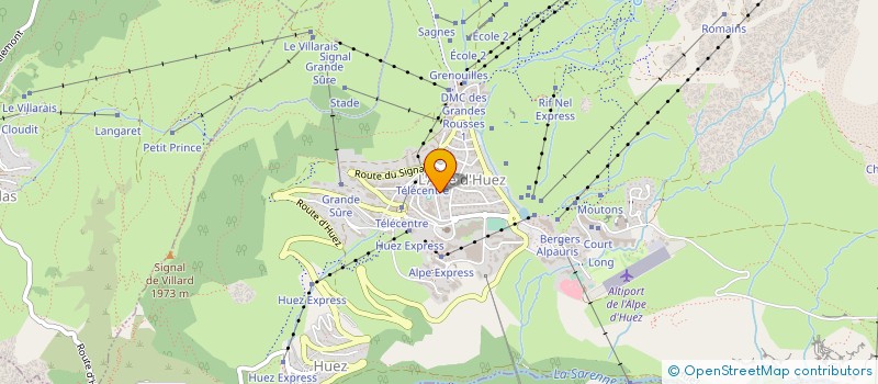localisation de l'entreprise LA POMME DE PIN à HUEZ