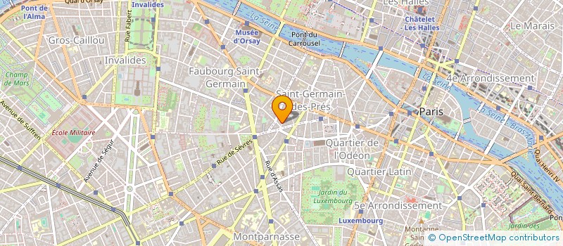 localisation de l'entreprise LA POMME HURLANTE  I  PARIS