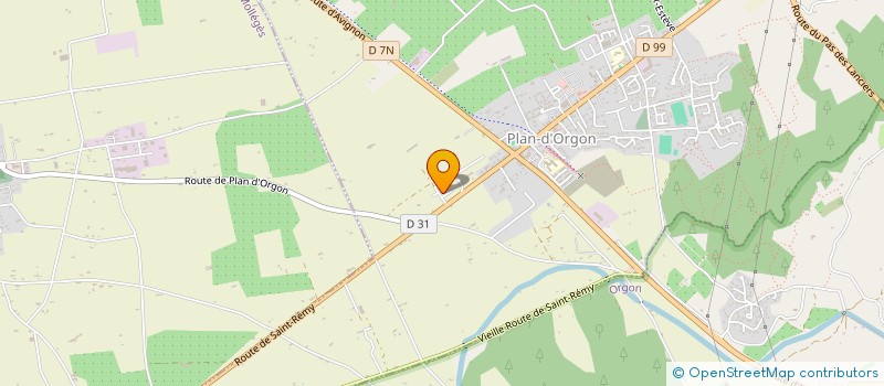 localisation de l'entreprise LA POMMERAIE à PLAN D'ORGON