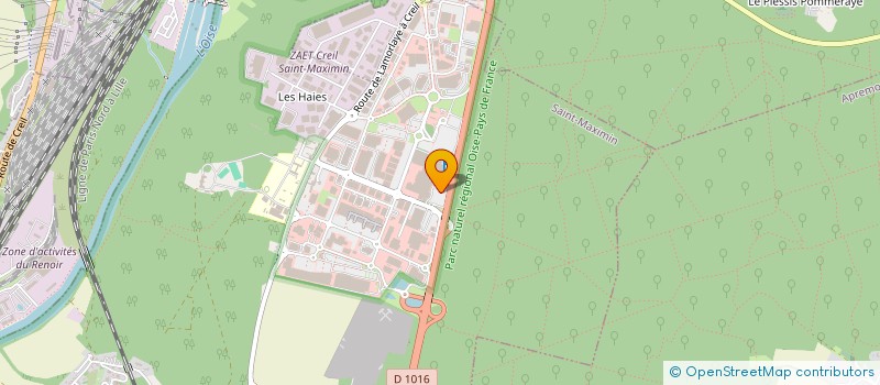 localisation de l'entreprise LA POMMERAIE  SAINT-MAXIMIN