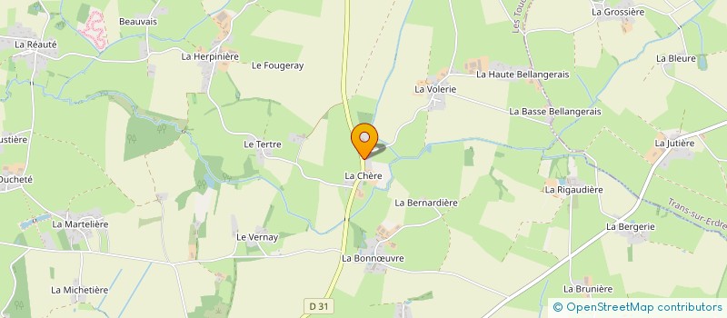 localisation de l'entreprise LA POMMERAIE à LES TOUCHES