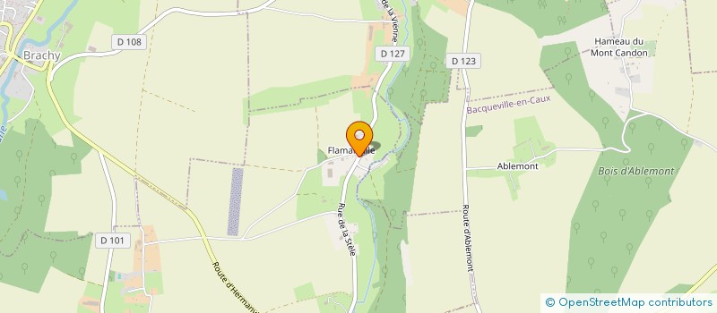 localisation de l'entreprise LA POMMERAIE  LAMMERVILLE