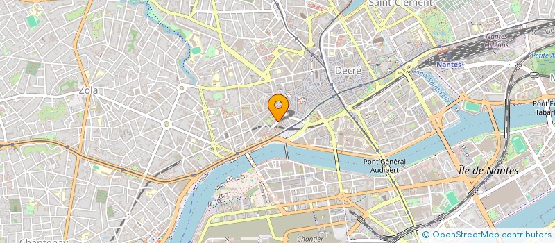 localisation de l'entreprise LA POMMERAIE à NANTES