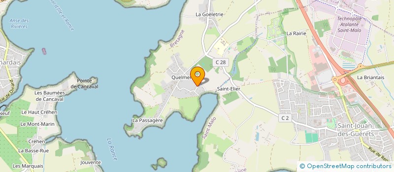 localisation de l'entreprise LA POMMERAIE DES CORSAIRES  SAINT-MALO