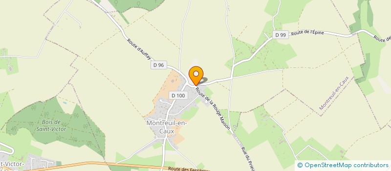 localisation de l'entreprise LA POMMERAYE  MONTREUIL-EN-CAUX