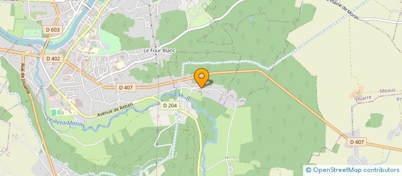 localisation de l'entreprise LA POMMIERE  JOUARRE