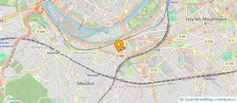 localisation de l'entreprise LA POMPADOUR à ISSY-LES-MOULINEAUX