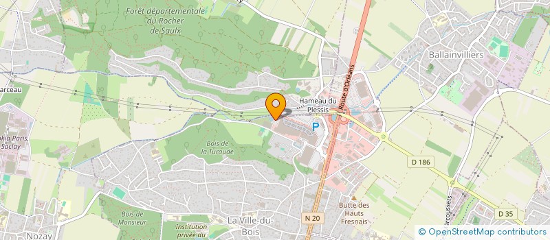 localisation de l'entreprise LA POMPE à LA VILLE-DU-BOIS