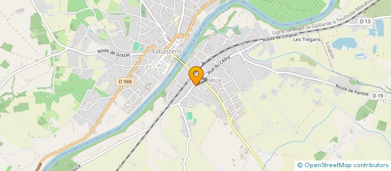 localisation de l'entreprise LA POMPE  COUFOULEUX