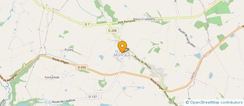 localisation de l'entreprise LA PONCETTE  MOIRAX