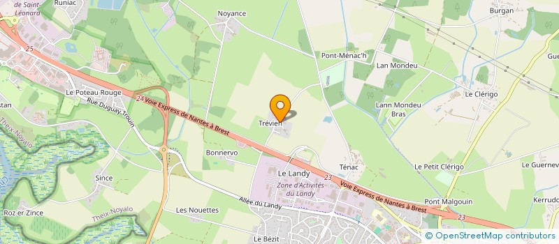 localisation de l'entreprise LA PONTAINE  THEIX-NOYALO