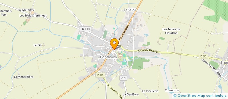 localisation de l'entreprise LA PONTILEVIENNE à PONTLEVOY