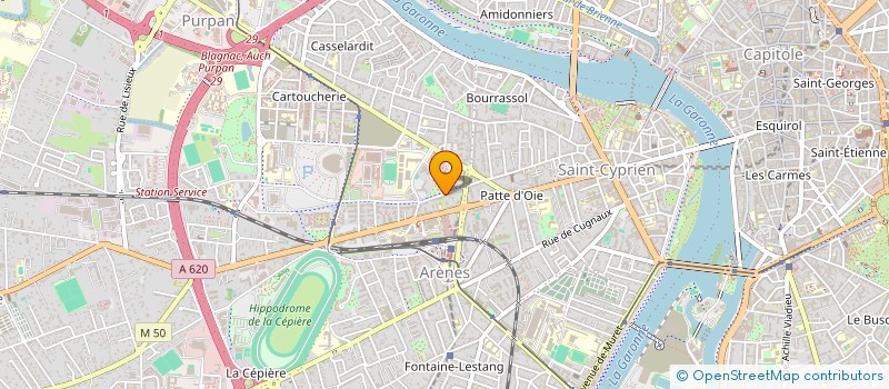 localisation de l'entreprise LA POPOTE PARTAGEE à TOULOUSE