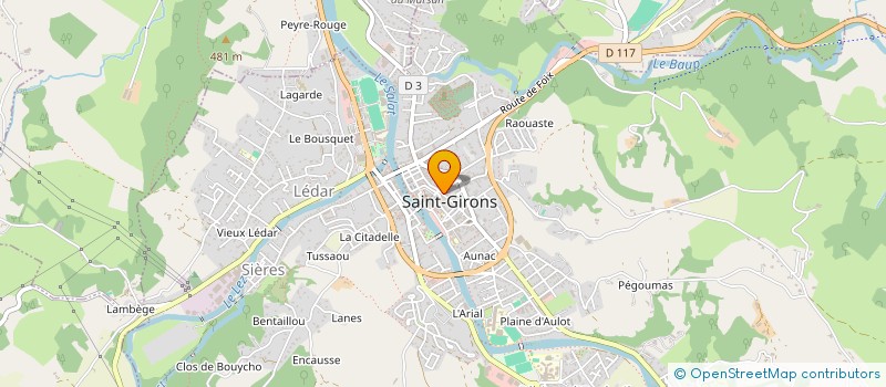 localisation de l'entreprise LA POPOTTE à SAINT-GIRONS