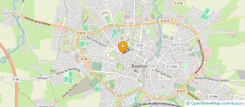 localisation de l'entreprise LA POPPA  BAYEUX