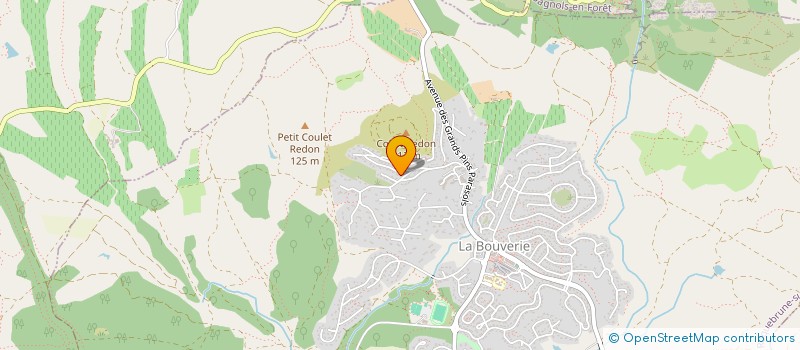 localisation de l'entreprise LA PORCELAINE DES ANGES  ROQUEBRUNE-SUR-ARGENS