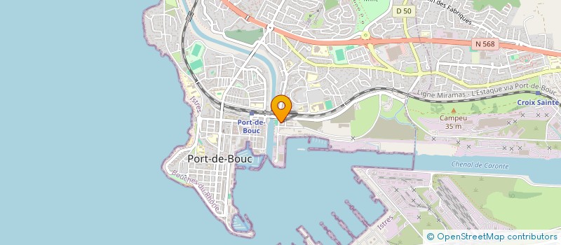 localisation de l'entreprise LA PORT DE BOUCAINE  PORT-DE-BOUC
