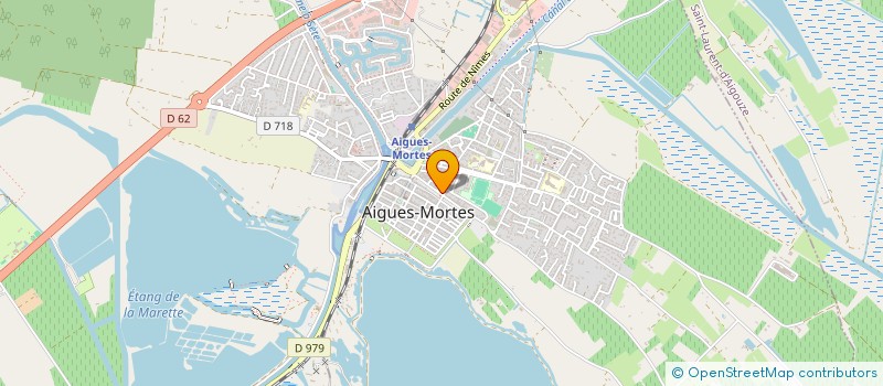 localisation de l'entreprise LA PORTE  AIGUES-MORTES