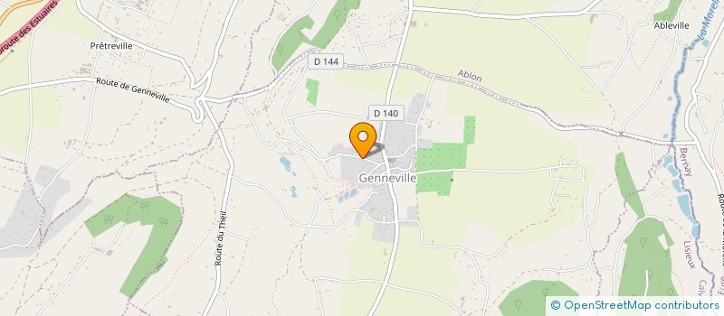 localisation de l'entreprise LA PORTE CAMPAGNE  GENNEVILLE