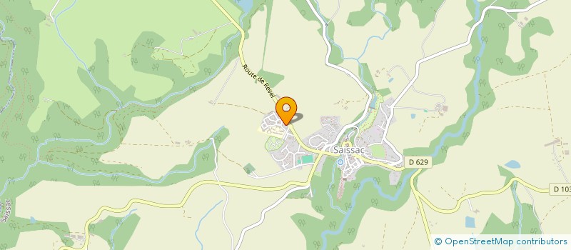 localisation de l'entreprise LA PORTE D'AUTAN  SAISSAC