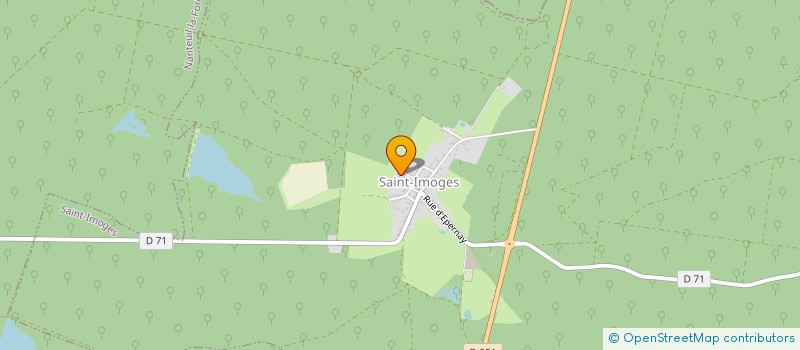localisation de l'entreprise LA PORTE D'AY  SAINT-IMOGES