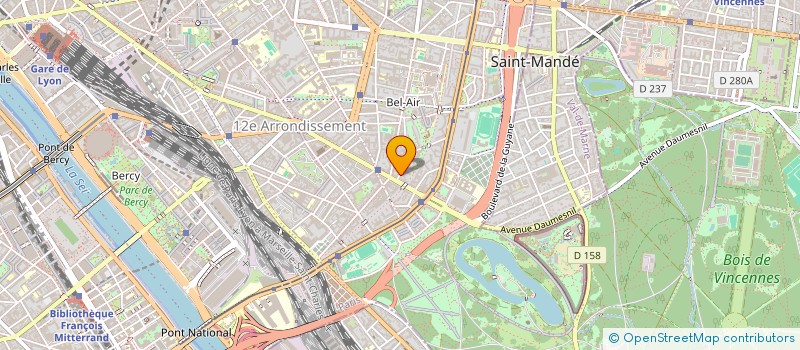 localisation de l'entreprise LA PORTE DE DIANE  PARIS