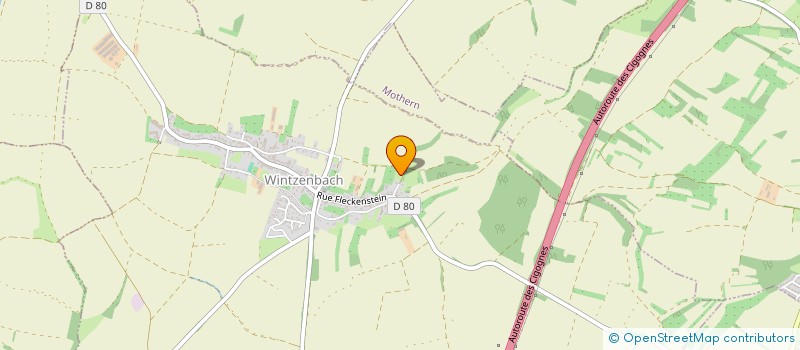 localisation de l'entreprise LA PORTE DE L'ESPOIR  MARTIGNY-LES-BAINS