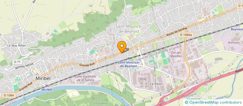 localisation de l'entreprise LA PORTE DES ARAVIS  NEYRON