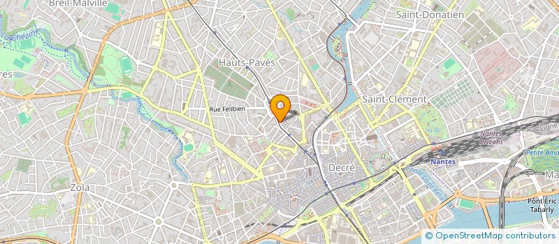 localisation de l'entreprise LA PORTE DES COULEURS à NANTES