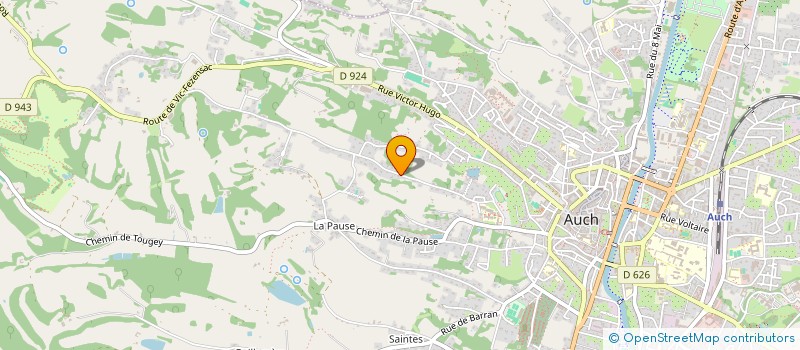 localisation de l'entreprise LA PORTE DES REMPARTS à AUCH