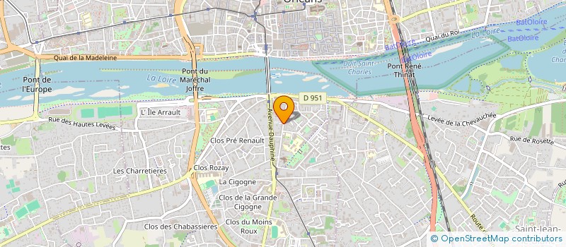 localisation de l'entreprise LA PORTE DES SONGES à ORLEANS