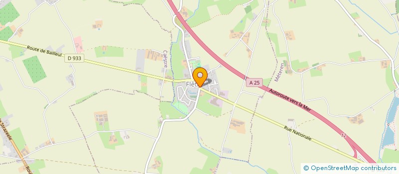 localisation de l'entreprise LA PORTE DU HAMEAU  FLETRE