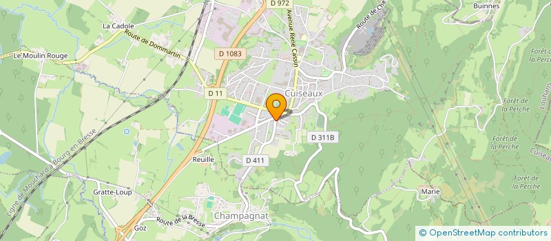 localisation de l'entreprise LA PORTE PARIS  CUISEAUX