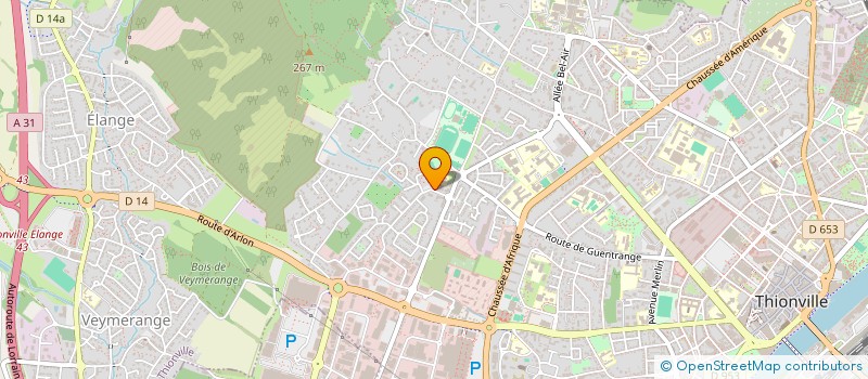 localisation de l'entreprise LA PORTE ROYALE FRANCE  THIONVILLE