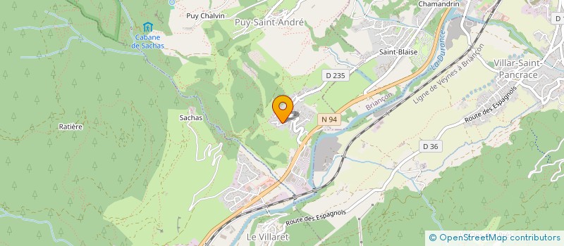 localisation de l'entreprise LA PORTE S'OUVRE  PUY-SAINT-ANDRE