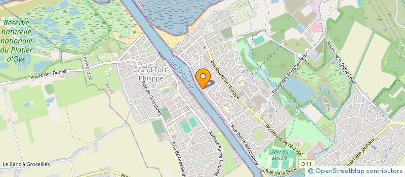 localisation de l'entreprise LA PORTELETTE à GRAVELINES
