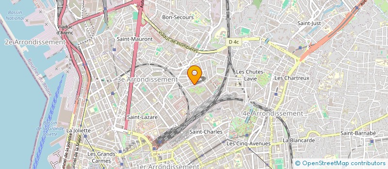 localisation de l'entreprise LA PORTEUSE D'HISTOIRES à MARSEILLE