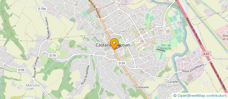 localisation de l'entreprise LA PORTEUSE DE PAIN à CASTANET-TOLOSAN