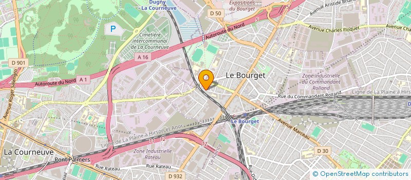 localisation de l'entreprise LA PORTUGAISE  LE BOURGET