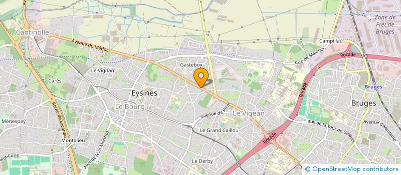 localisation de l'entreprise LA POSE D'ARTHUR à EYSINES