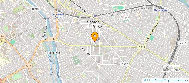 localisation de l'entreprise LA POSE FLEURIE à SAINT-MAUR-DES-FOSSES