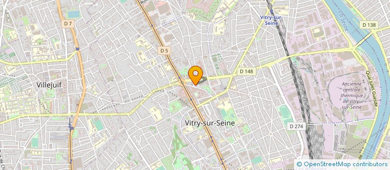 localisation de l'entreprise LA POSITION DU GUETTEUR à VITRY-SUR-SEINE