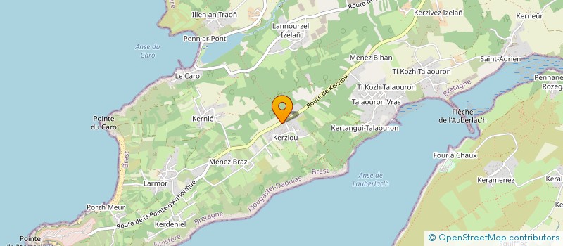 localisation de l'entreprise LA POSSESSION  PLOUGASTEL-DAOULAS