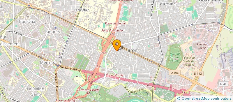 localisation de l'entreprise LA POTEE - OZ COMPAGNIE à BRON
